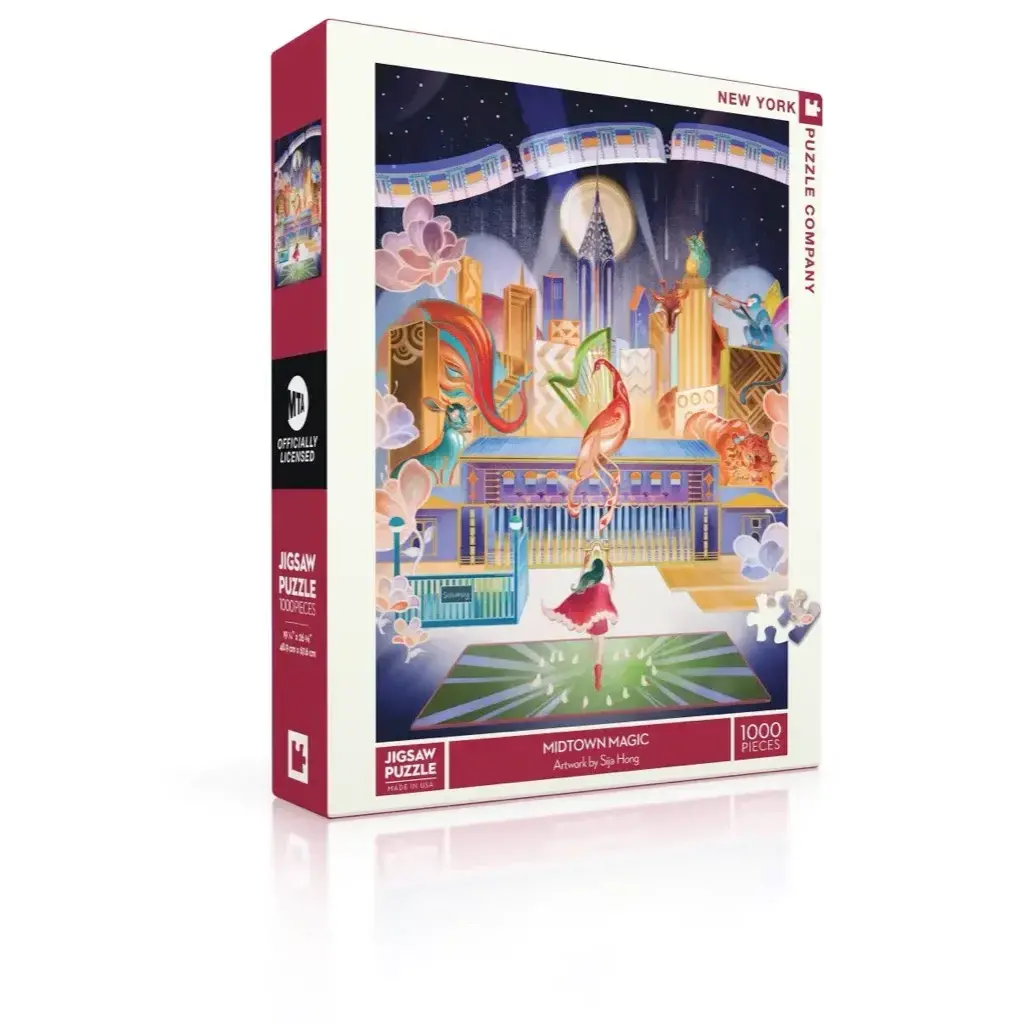 NEW YORK PUZZLE CO MIDTOWN MAGIC 1000 PC PUZZLE**