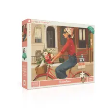 NEW YORK PUZZLE CO BROWNSTONES 1000 PC PUZZLE*