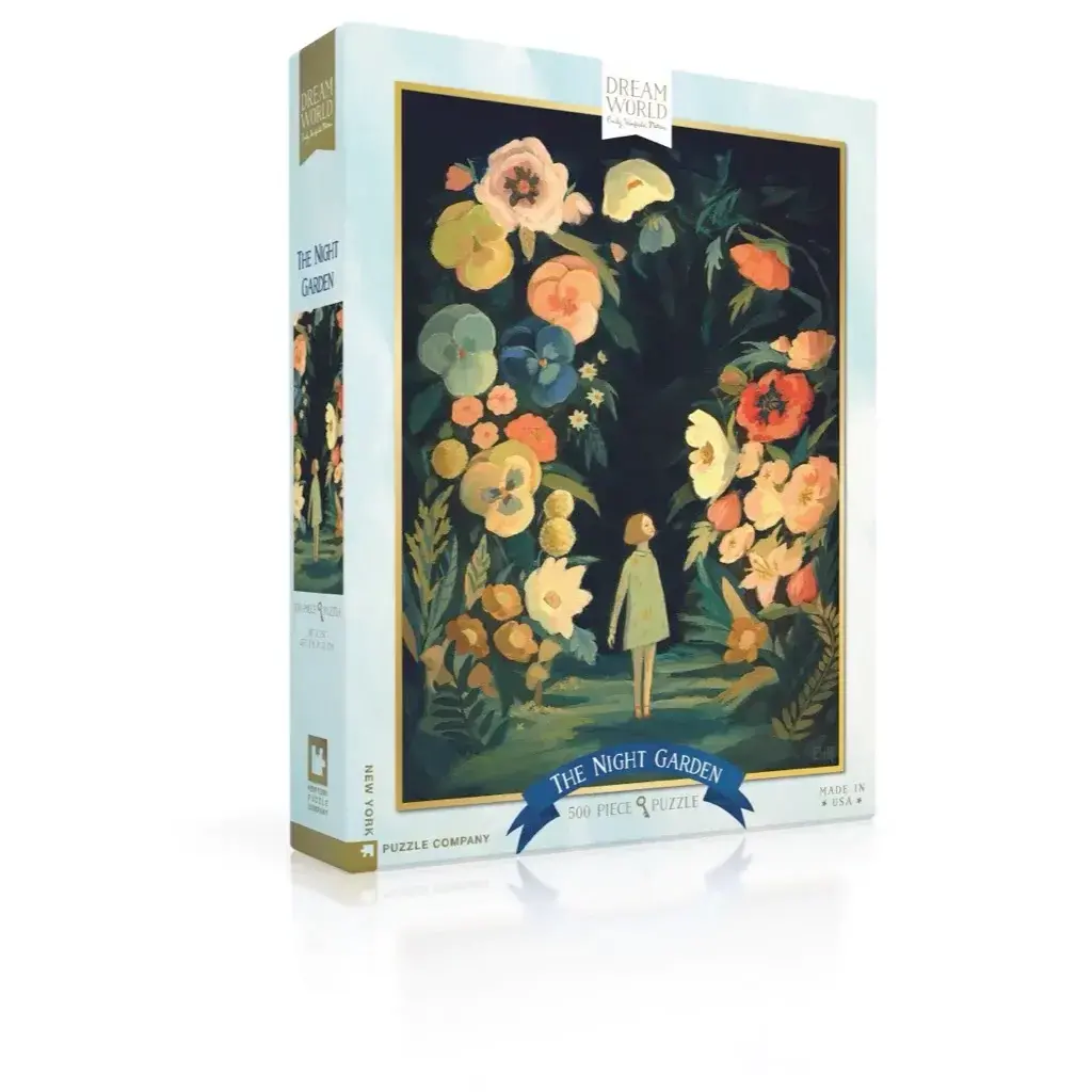 NEW YORK PUZZLE CO NIGHT GARDEN 500 PC PUZZLE