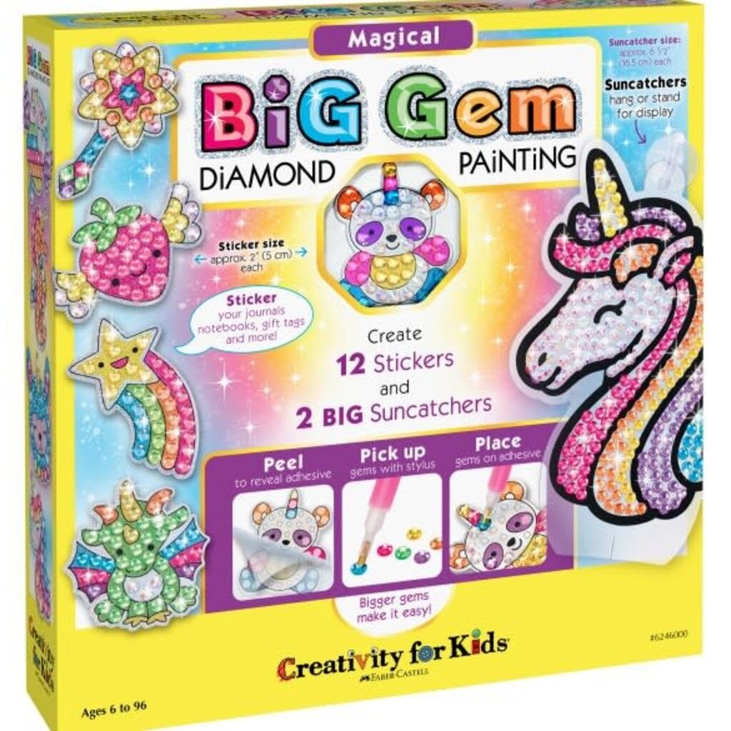 CREATIVITY FOR KIDS BIG GEM DIAMOND PAINTING