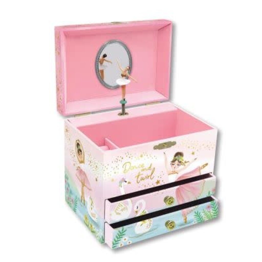 GIGGLE AND HONEY BALLERINA MUSICAL JEWELRY BOX