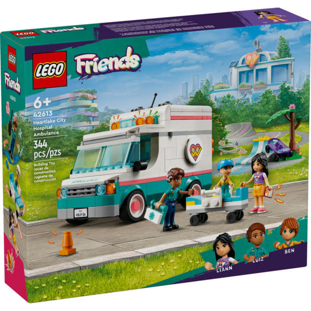 LEGO HEARTLAKE CITY HOSPITAL AMBULANCE*