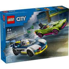 LEGO POLICE CAR AND MUSCLE CAR CHASE