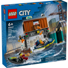 LEGO POLICE SPEEDBOAT AND CROOKS' HIDEOUT*