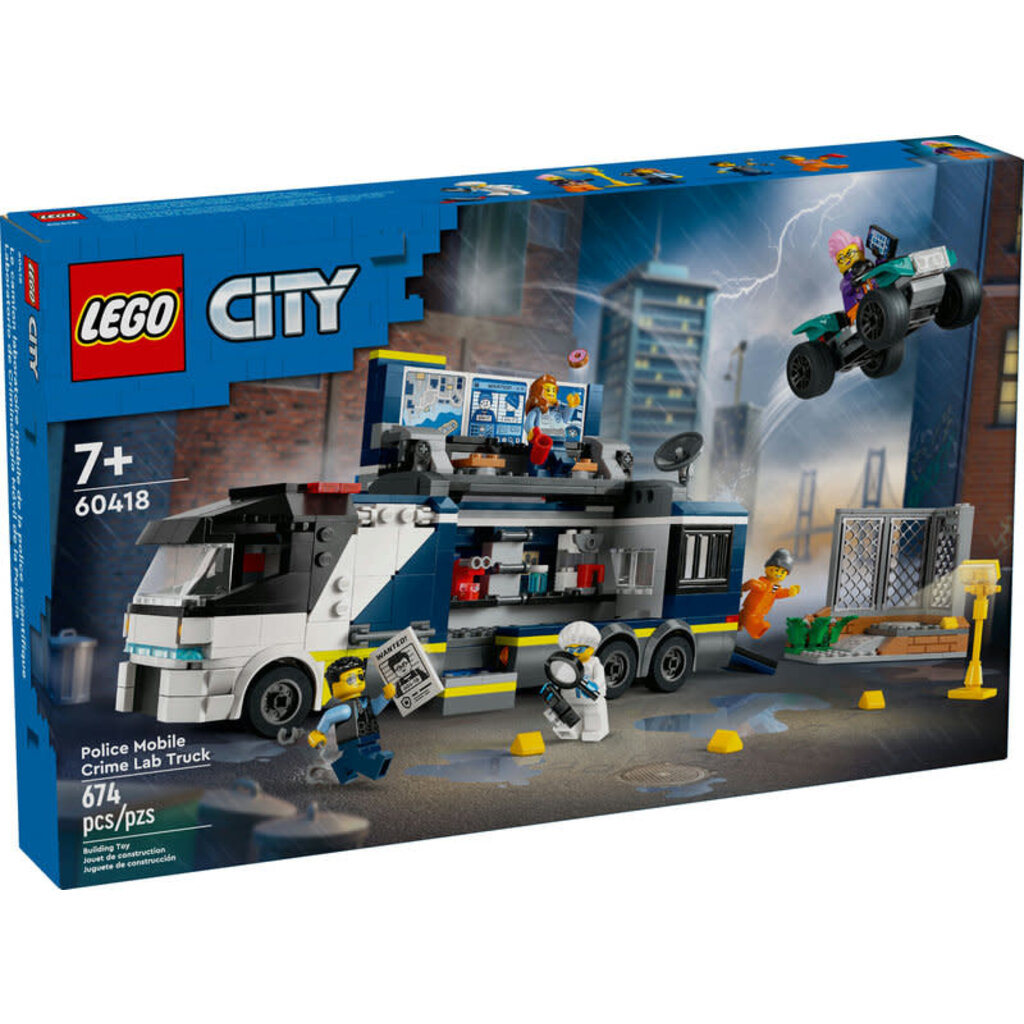 LEGO POLICE MOBILE CRIME LAB TRUCK