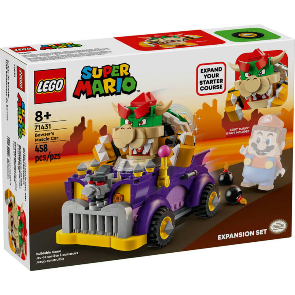 LEGO BOWSER'S MUSCLE CAR EXPANSION SET*