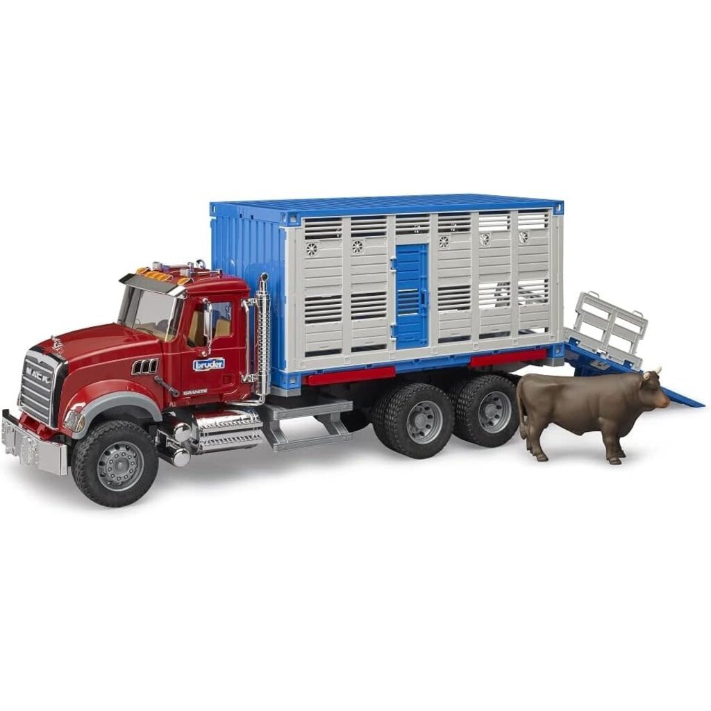 BRUDER TOYS AMERICA CATTLE TRANSPORT BRUDER