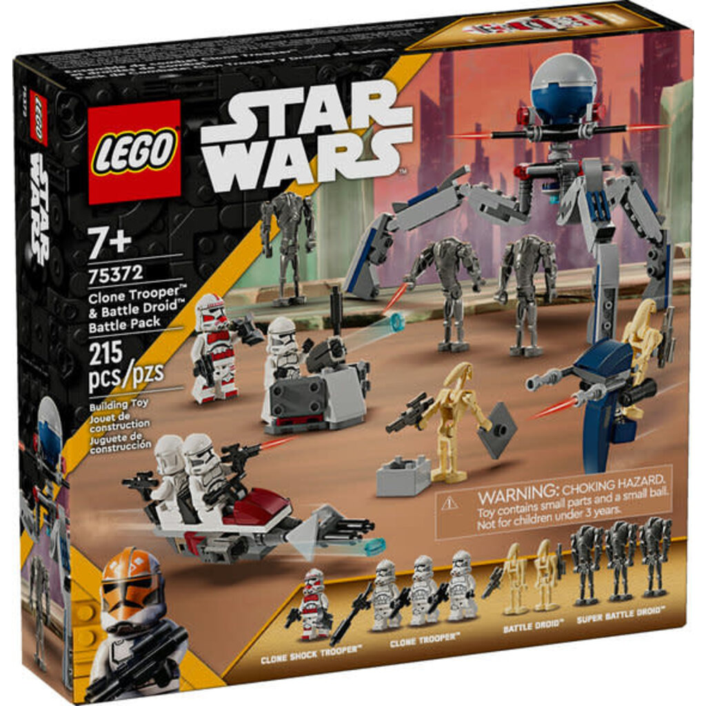LEGO CLONE TROOPER & BATTLE DROID BATTLE PACK