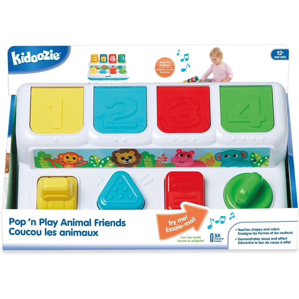KIDOOZIE POP 'N PLAY ANIMAL FRIENDS