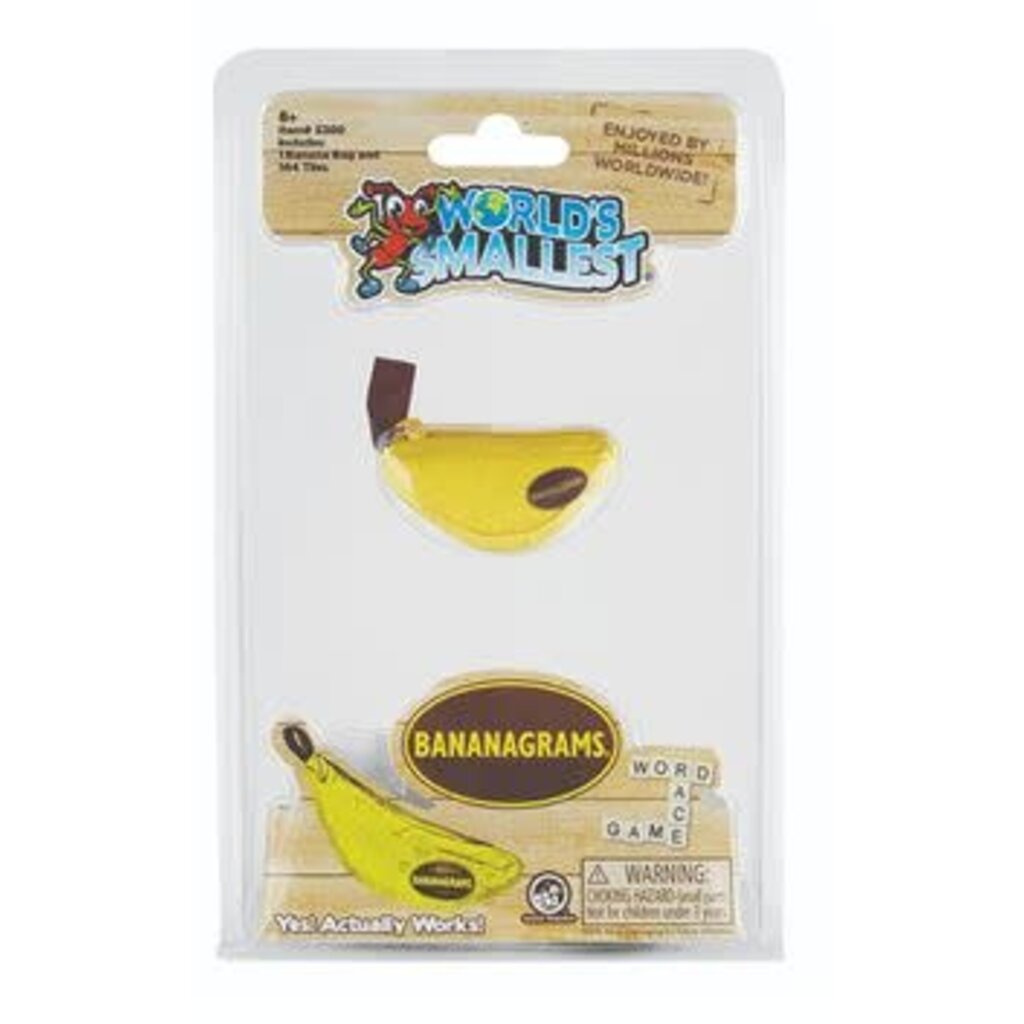 BANANAGRAMS WORLDS SMALLEST BANANAGRAMS