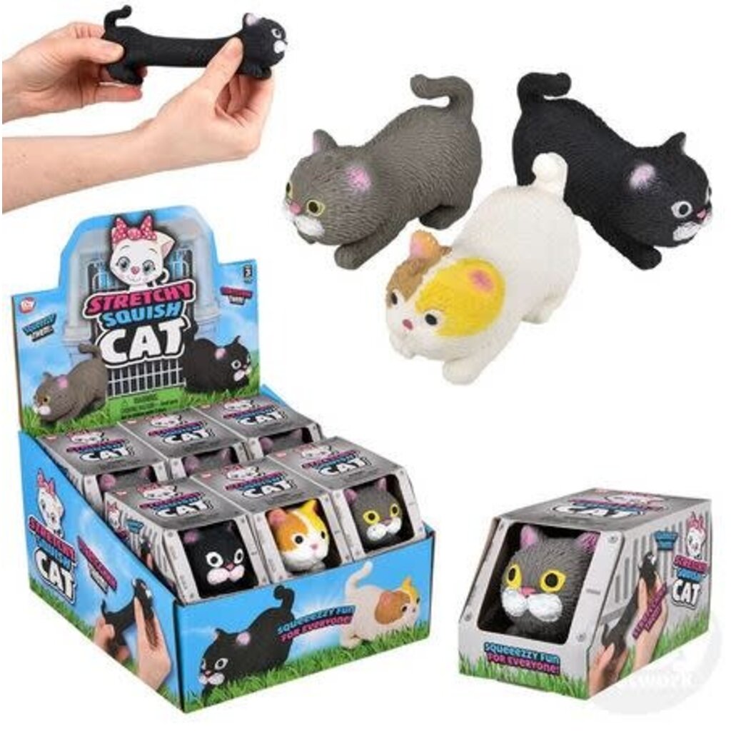 THE TOY NETWORK STRETCHY SQUISH CAT
