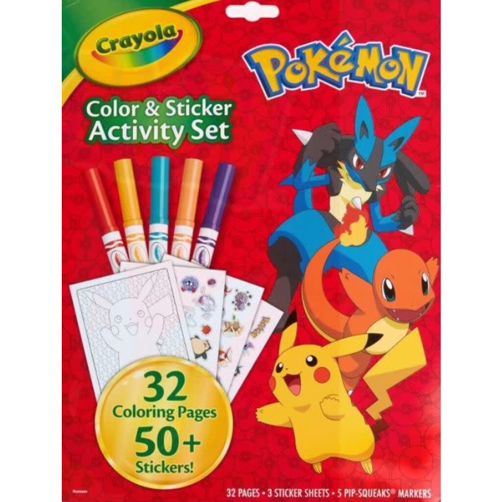 CRAYOLA CRAYOLA COLOR & STICKER ACTIVITY SET