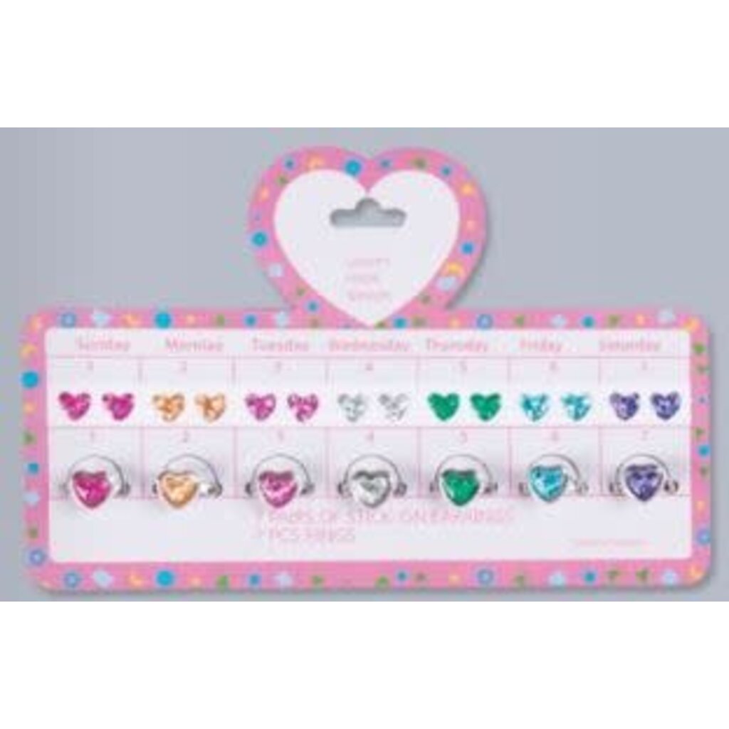 JEANNIES STICK ON EARRINGS & RINGS