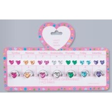 JEANNIES STICK ON EARRINGS & RINGS