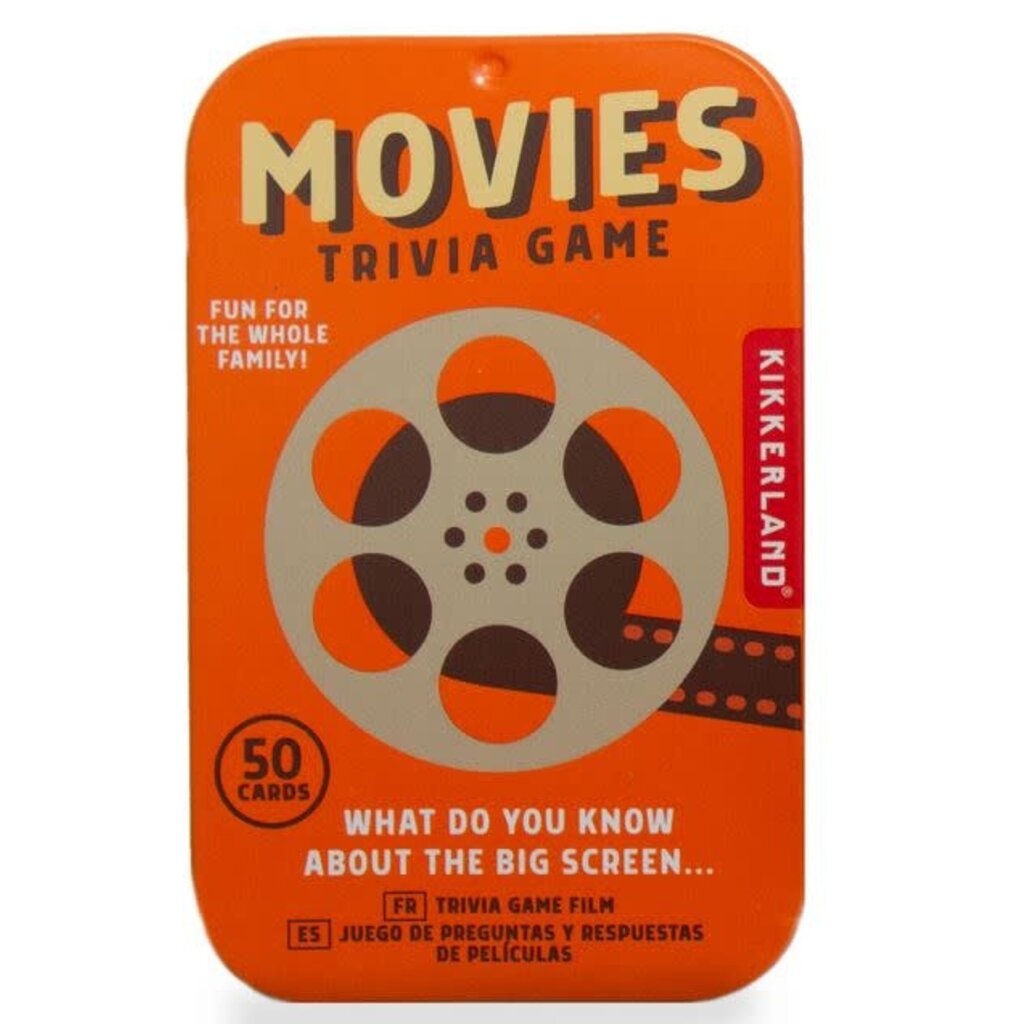 KIKKERLAND MOVIES TRIVIA GAME