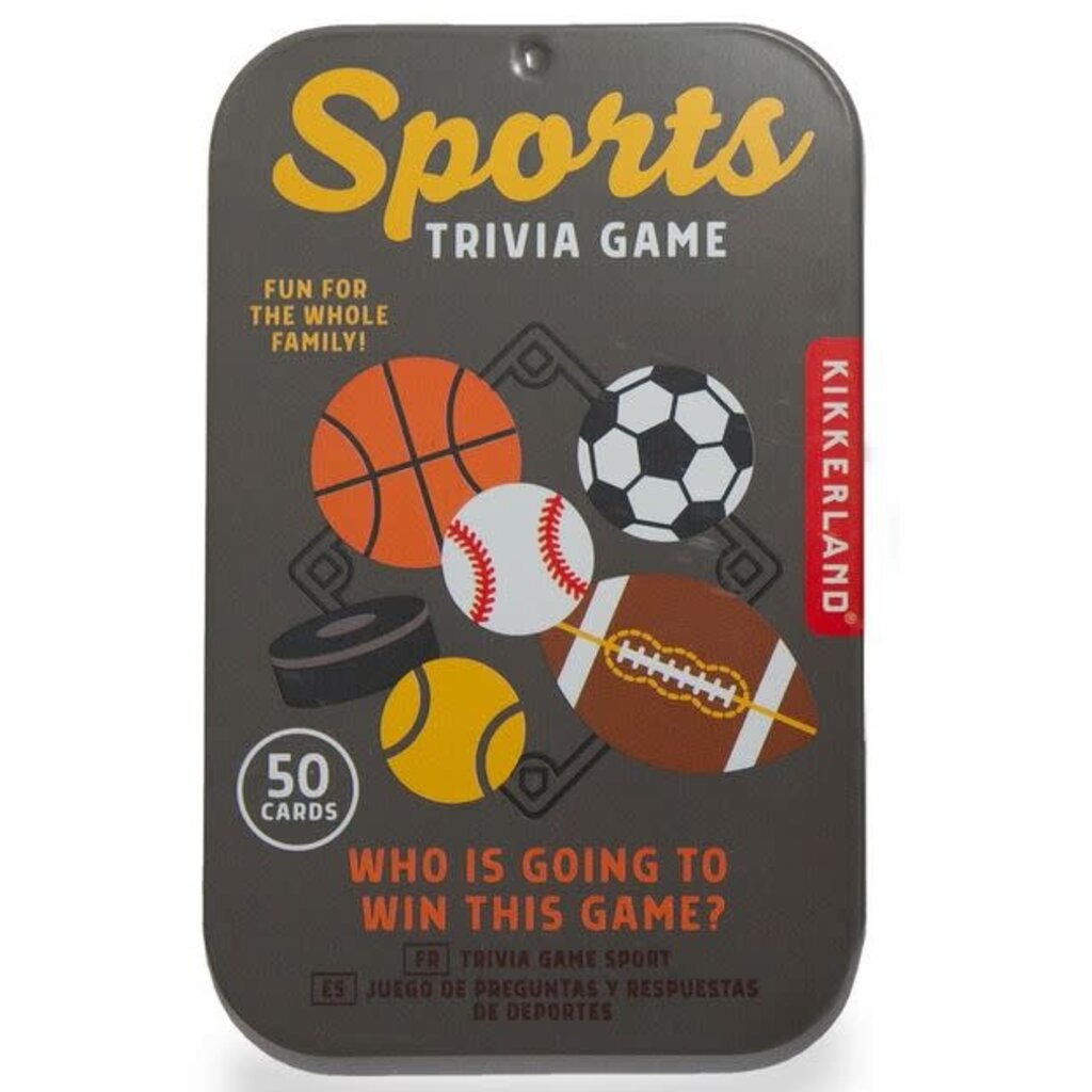KIKKERLAND SPORTS TRIVIA GAME
