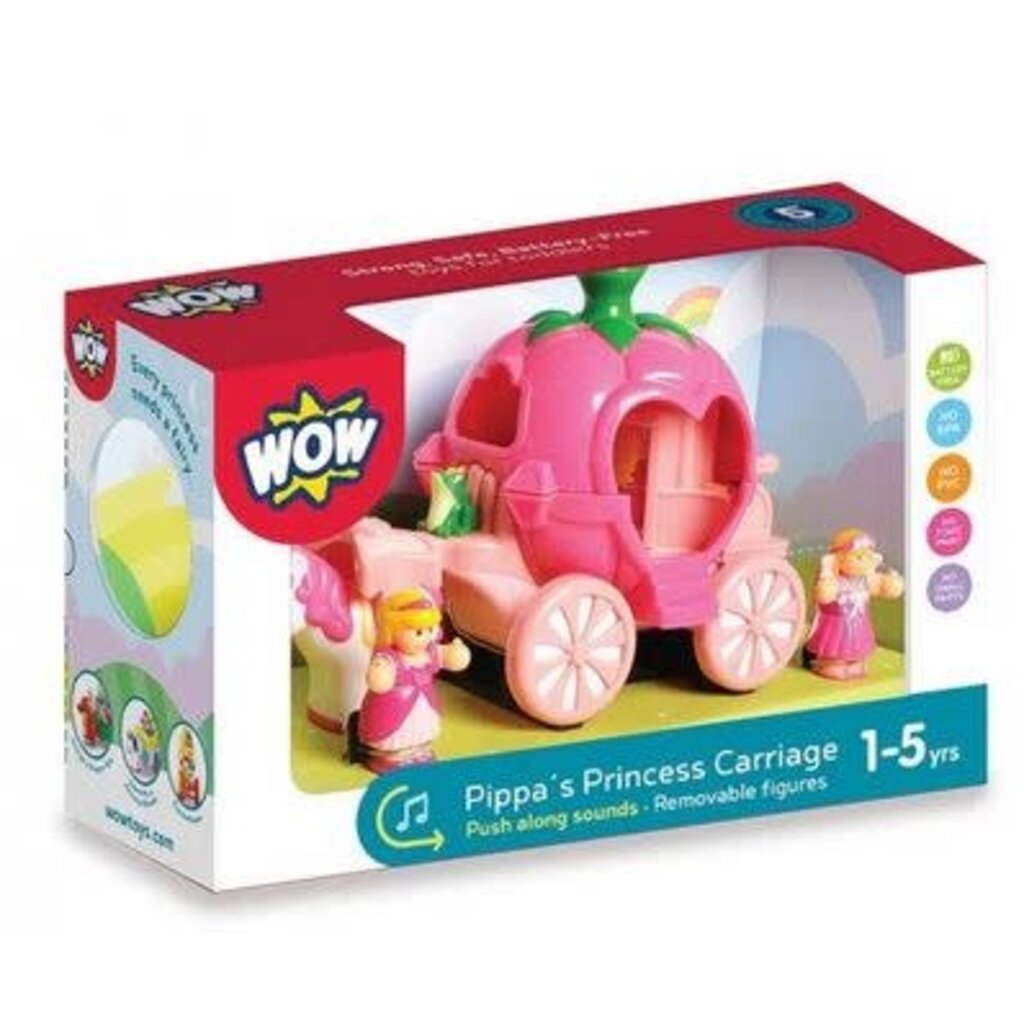 WOW TOYS USA PIPPA'S PRINCESS CARRIAGE WOW