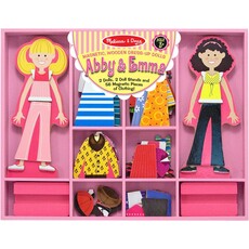 MELISSA AND DOUG ABBY & EMMA MAGNETIC DRESS-UP