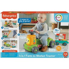 FISHER PRICE 4 IN 1 FARM TO MARKET TRACTOR