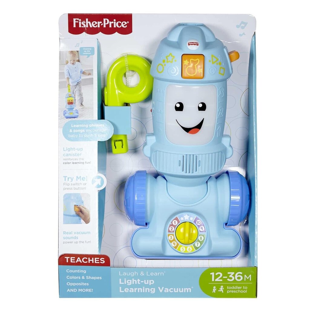 FISHER PRICE LIGHT UP LEARNING VACUUM*
