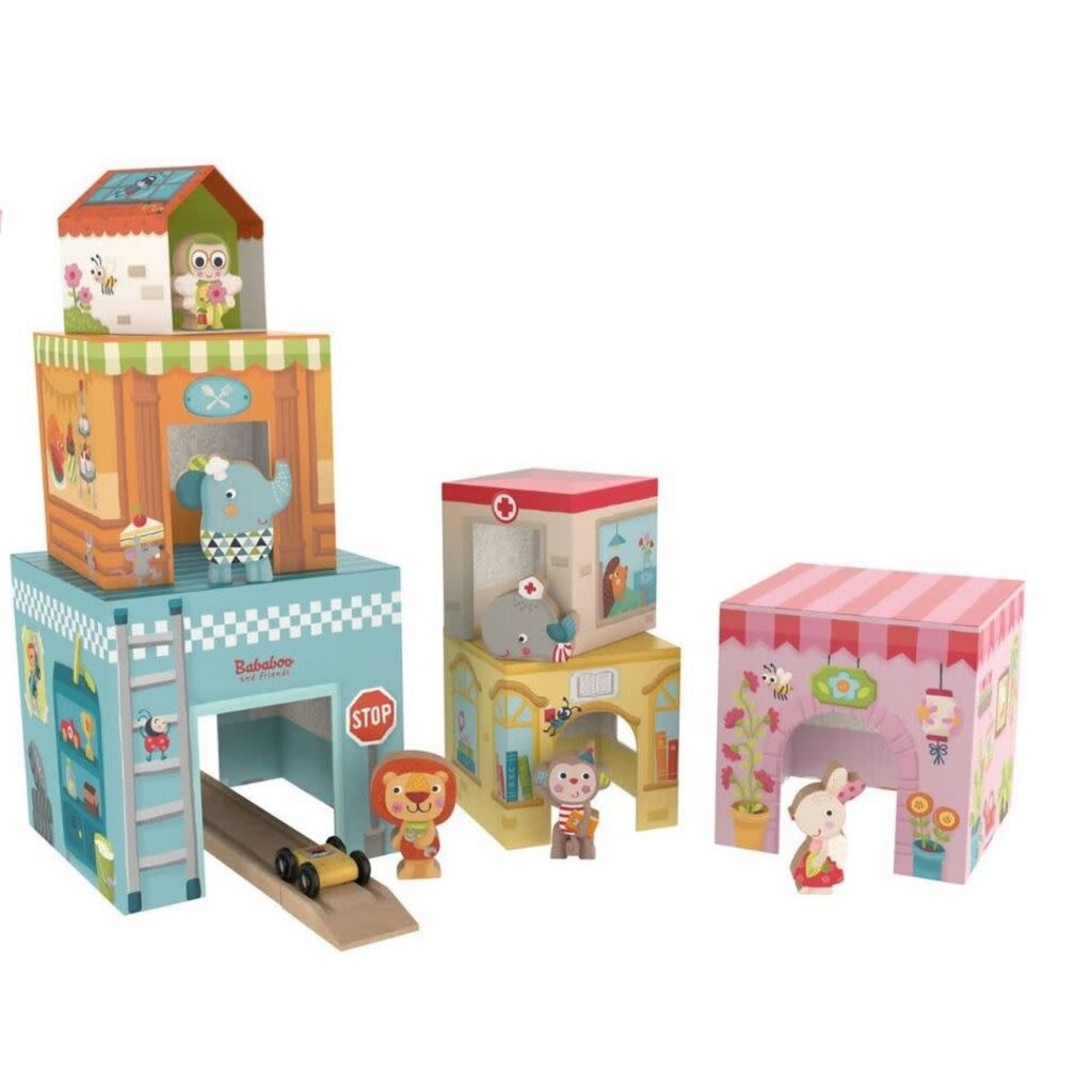 BABABOO AND FRIENDS TOWER HOUSE STACKING**