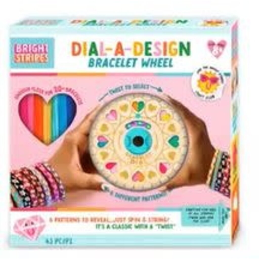 BRIGHT STRIPES DIAL A DESIGN BRACELET WHEEL