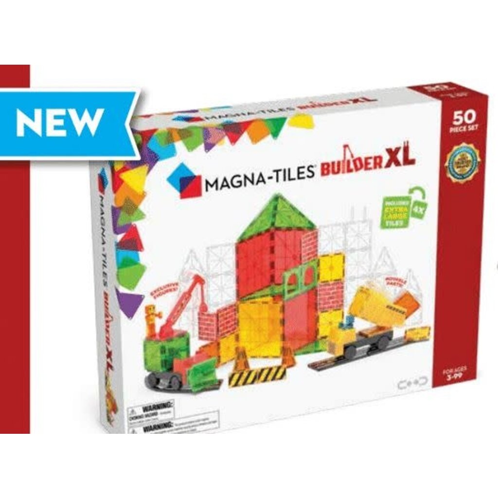 MAGNA-TILES MAGNA-TILES BUILDER XL 50 PC SET*