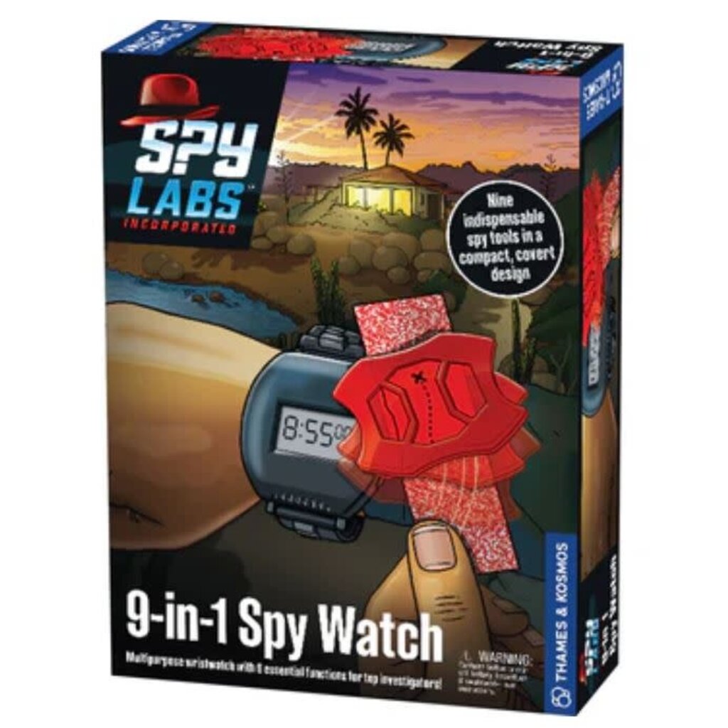 SPY LABS SPY LABS: 9-IN-1 SPY WATCH*