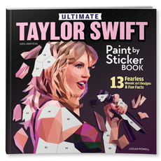 HAPPY FOX BOOKS TAYLOR SWIFT PAINT BY STICKER BOOK