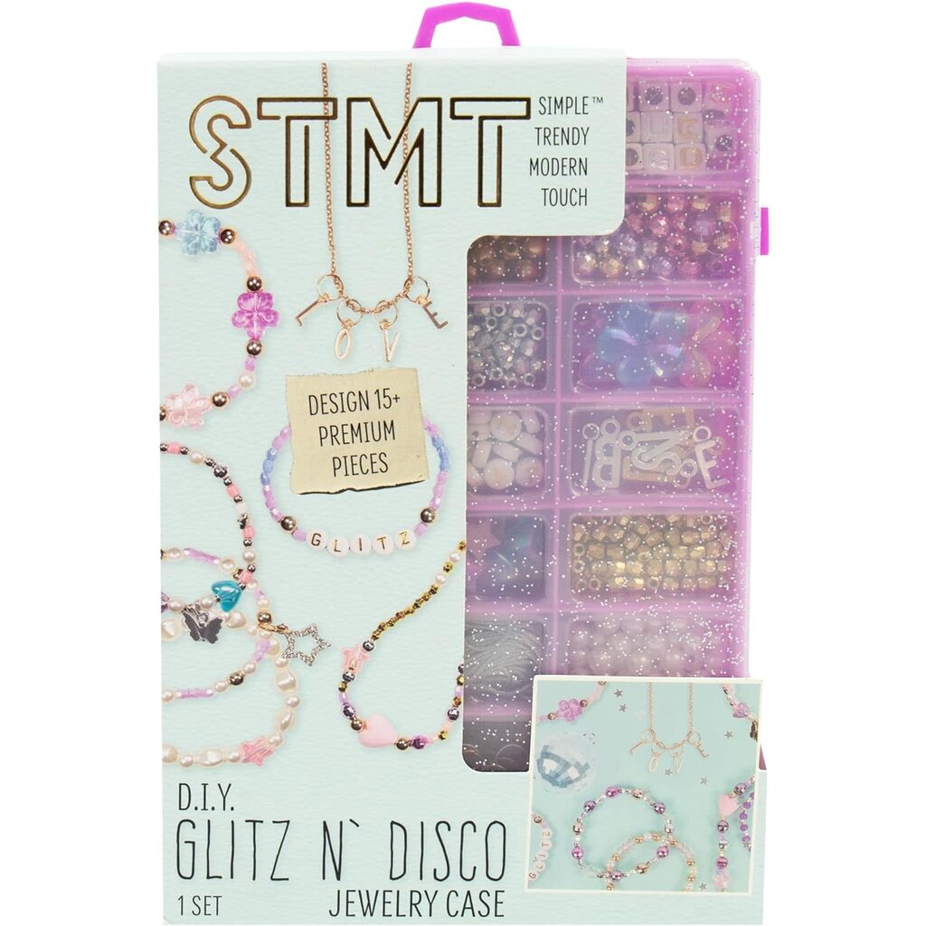 US TOY STMT DIY GLITZ N DISCO JEWELRY CASE