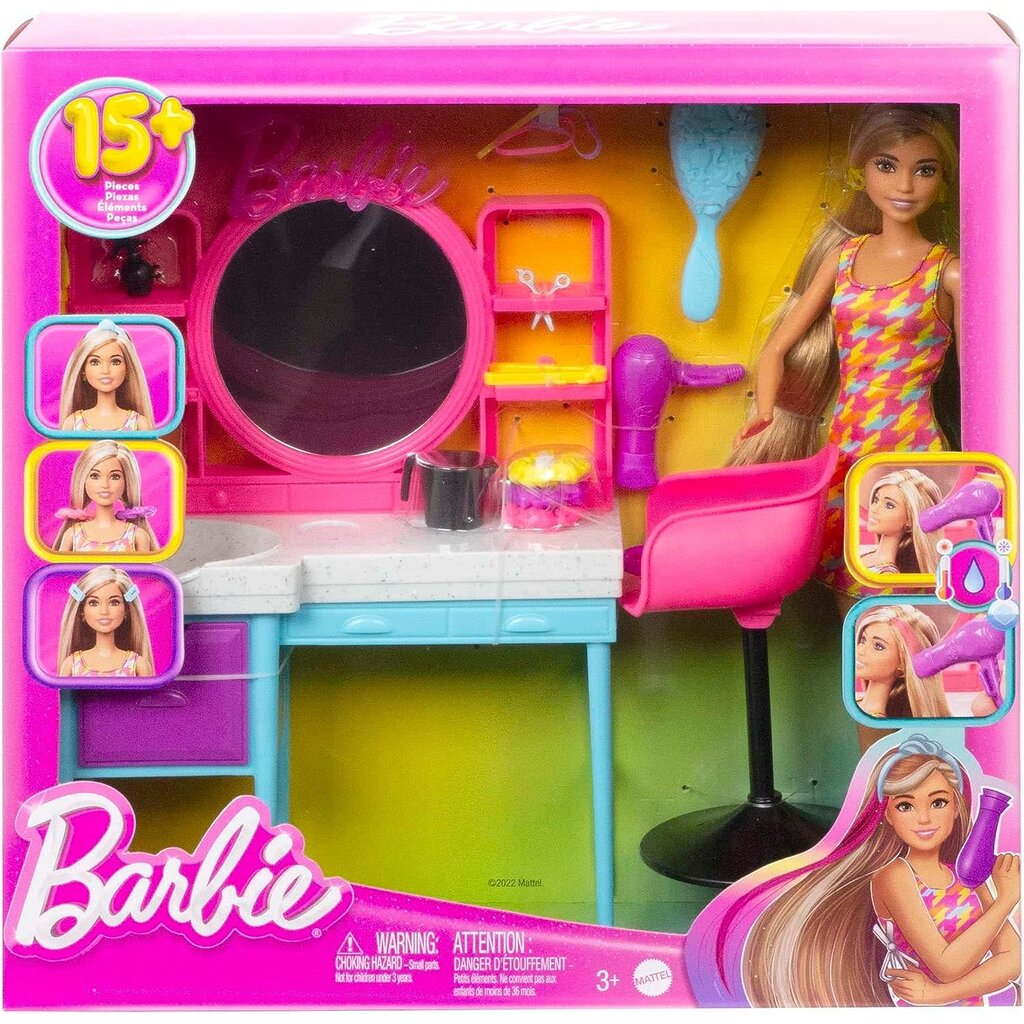 BARBIE BARBIE TOTALLY HAIR SALON PLAYSET*