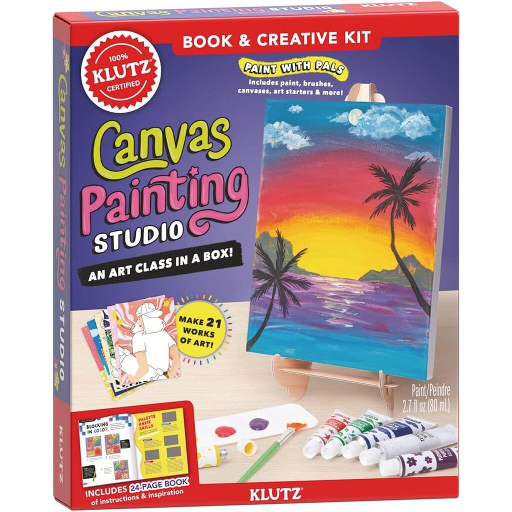 KLUTZ KLUTZ CANVAS PAINTING STUDIO