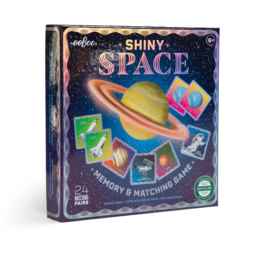 EEBOO SHINY SPACE MEMORY & MATCHING GAME*