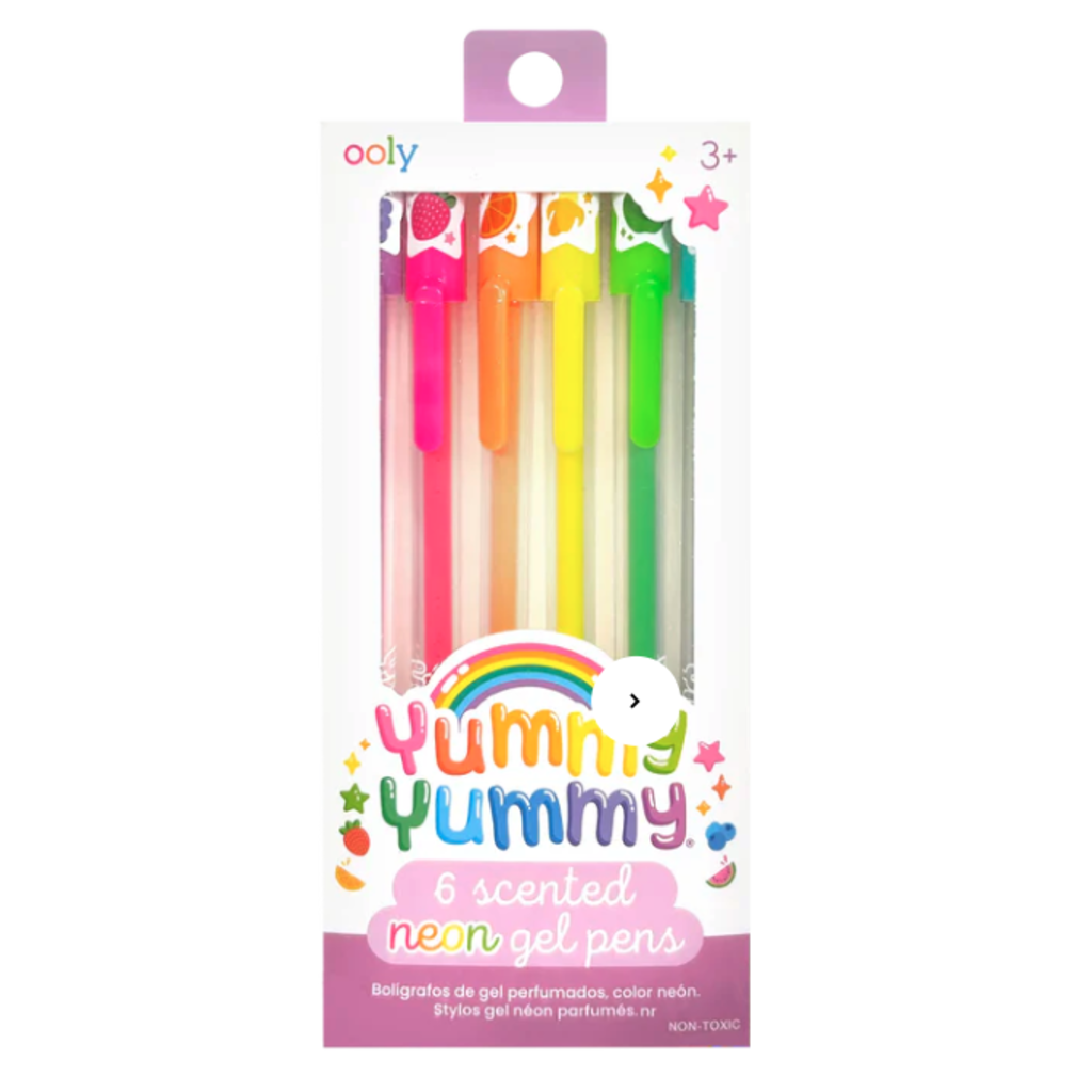 OOLY YUMMY YUMMY SCENTED GEL PENS NEON*