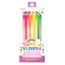 OOLY YUMMY YUMMY SCENTED GEL PENS NEON*