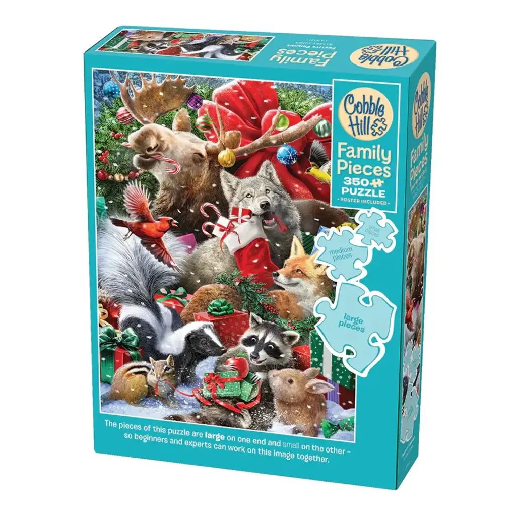 COBBLE HILL FESTIVE FRIENDS FAMILY 350 PC PUZZLE