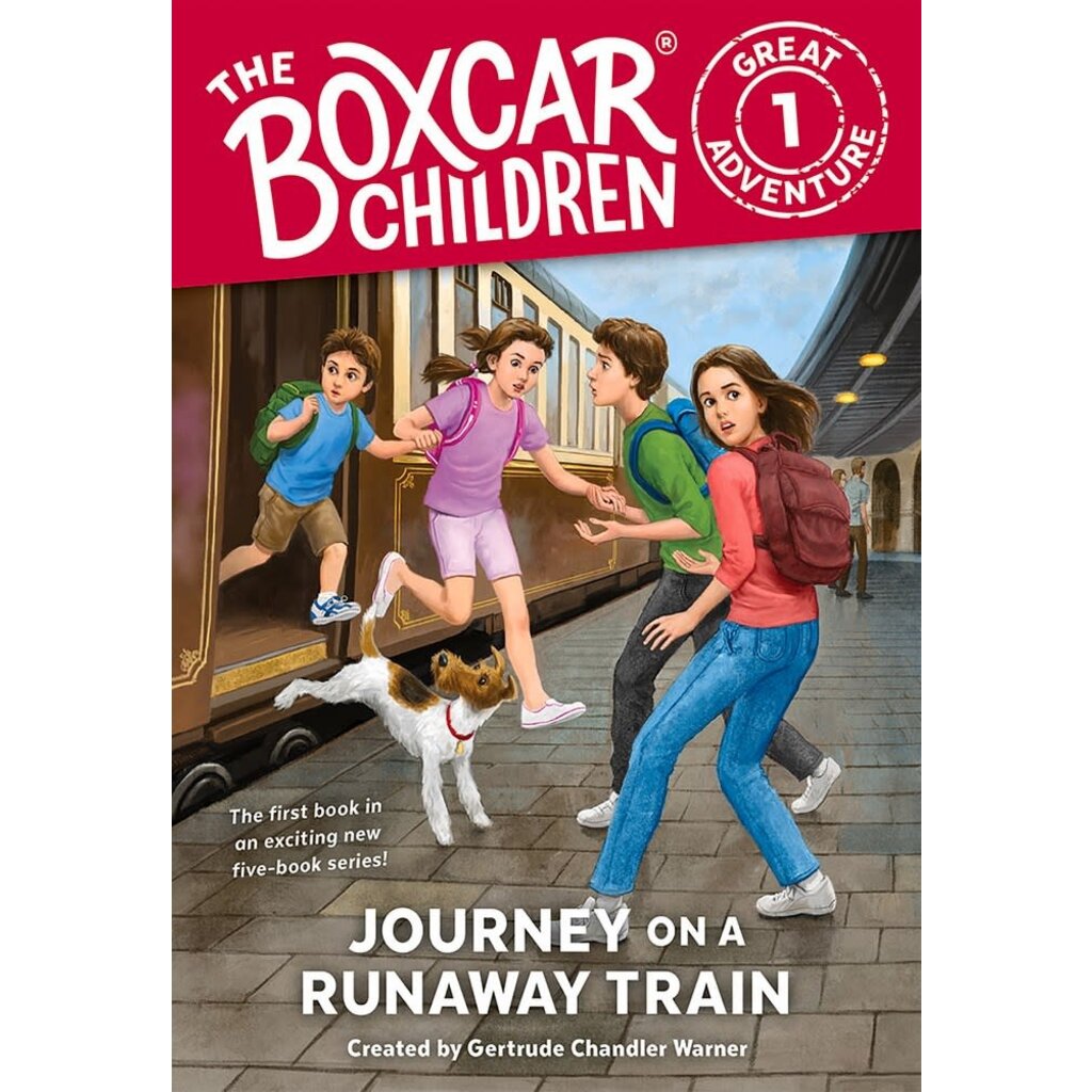 ALBERT WHITMAN BOXCAR CHILDREN GREAT ADV 1 RUNAWAY TRAIN PB WARNER