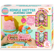 BRIGHT STRIPES NIMBLE KNITTER ADJUSTABLE LOOM