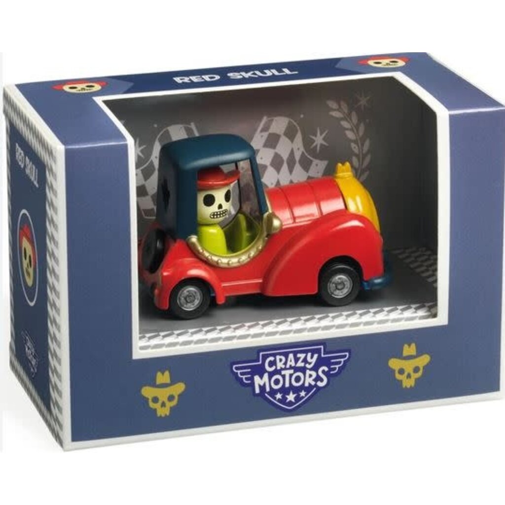 CRAZY MOTORS CRAZY MOTORS CARS RED SKULL