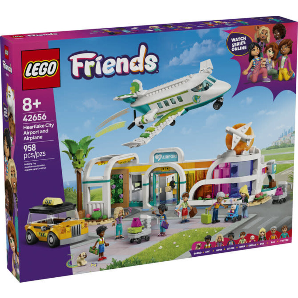 LEGO HEARTLAKE CITY AIRPORT AND AIRPLANE