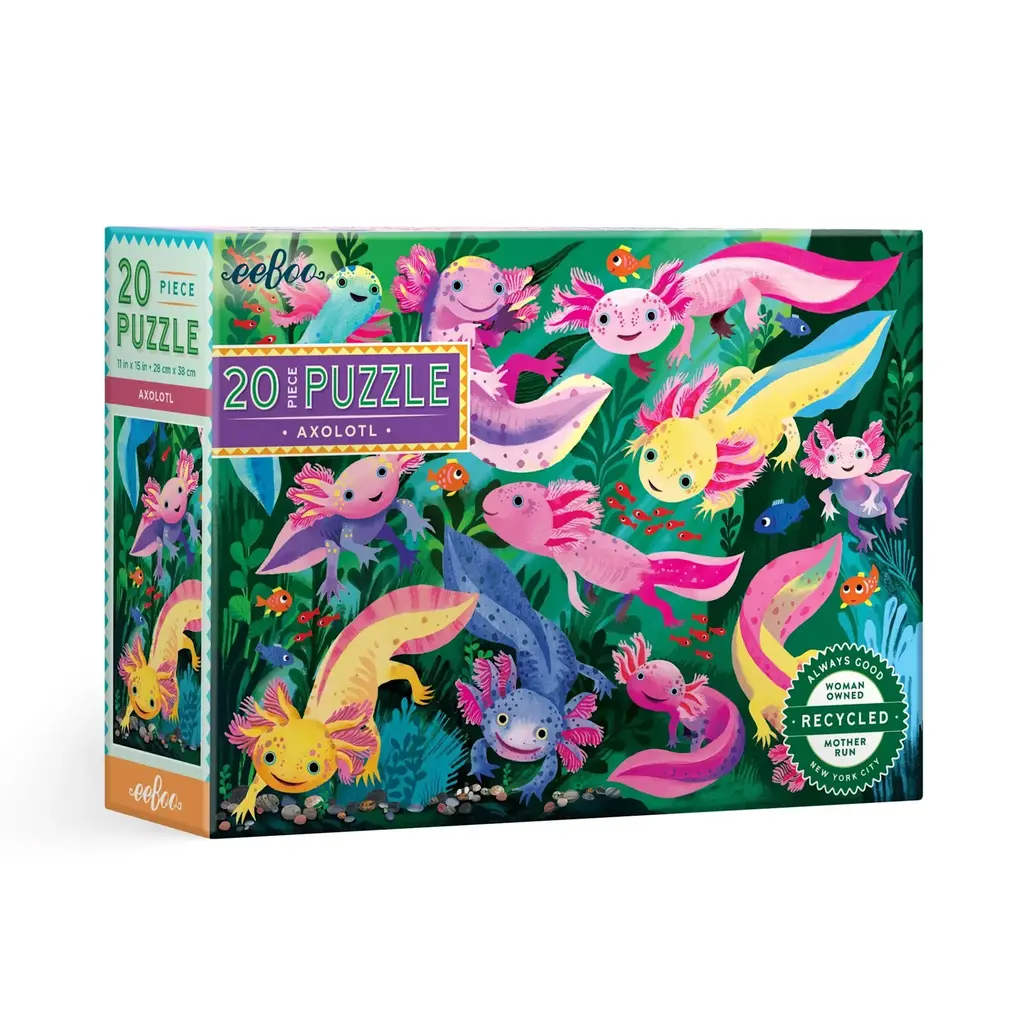 EEBOO AXOLOTL 20 PC PUZZLE