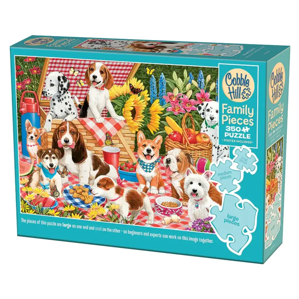 COBBLE HILL PICNIC PARTY FAMILY PIECES 350 PC PUZZLE