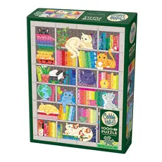 COBBLE HILL RAINBOW CAT QUILT 1000 PC PUZZLE