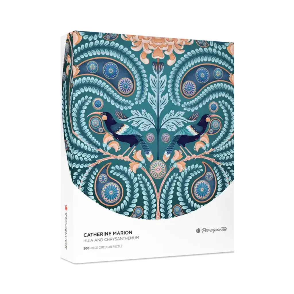 POMEGRANATE CATHERINE MARION HUIA AND CHRYSANTHEMUM 500 PC PUZZLE*