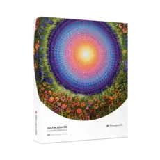 POMEGRANATE JUSTIN LOVATO FLOWER MANDALA 500 PC PUZZLE