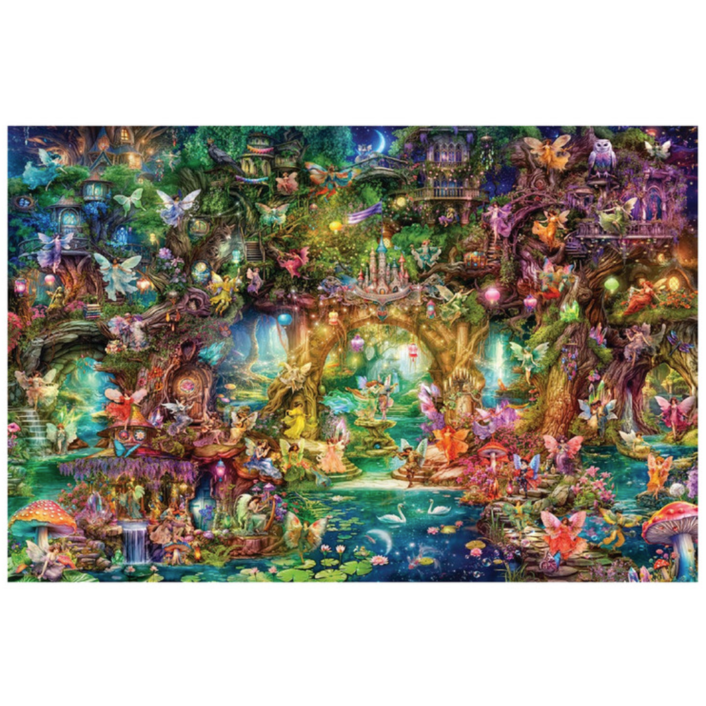 RAVENSBURGER USA HIDDEN WORLD OF FAIRIES 4000 PC PUZZLE