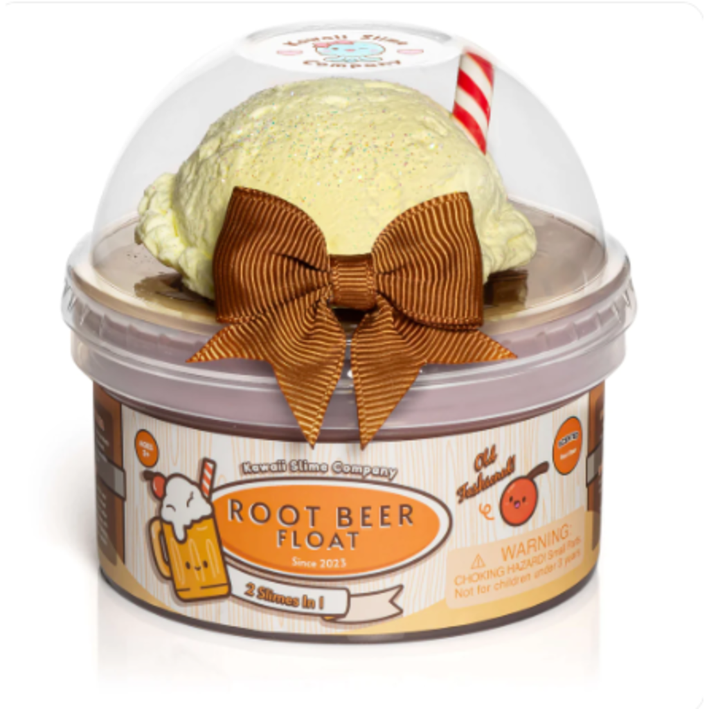 KAWAII SLIME COMPANY ROOT BEER FLOAT 2-IN-1 SLIME