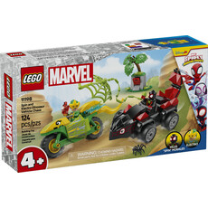 LEGO SPIN AND ELECTRO DINOSAUR VEHICLE CHASE