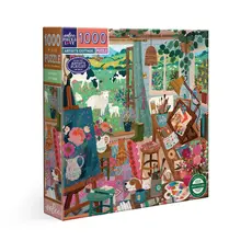 EEBOO ARTIST'S COTTAGE 1000 PC PUZZLE