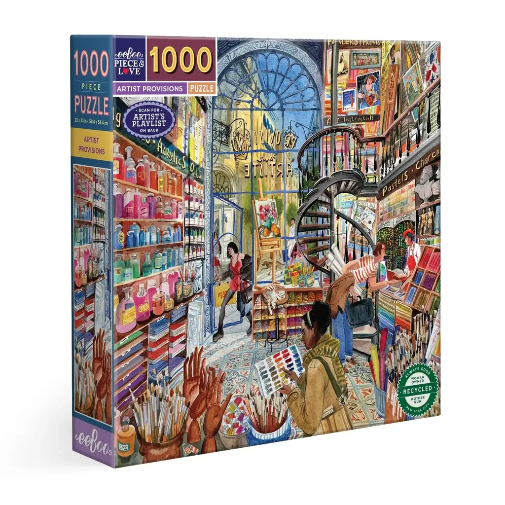 EEBOO ARTIST PROVISIONS 1000 PC PUZZLE